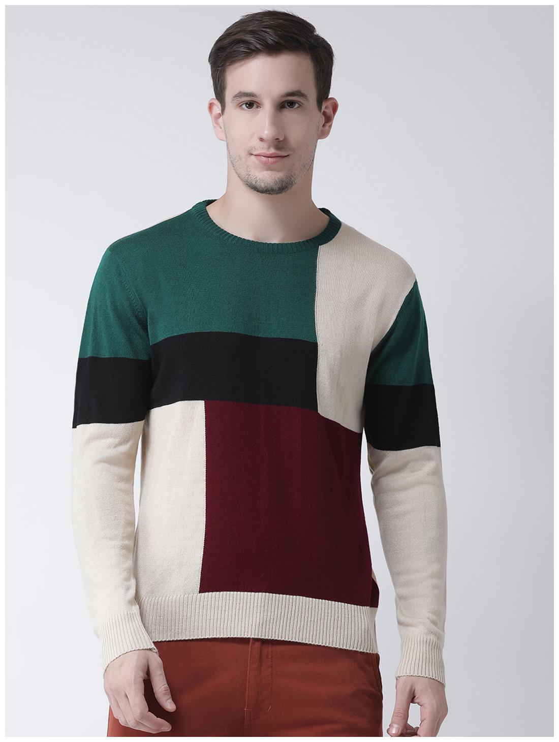 

CLUB YORK Men Multi Round neck Pullover