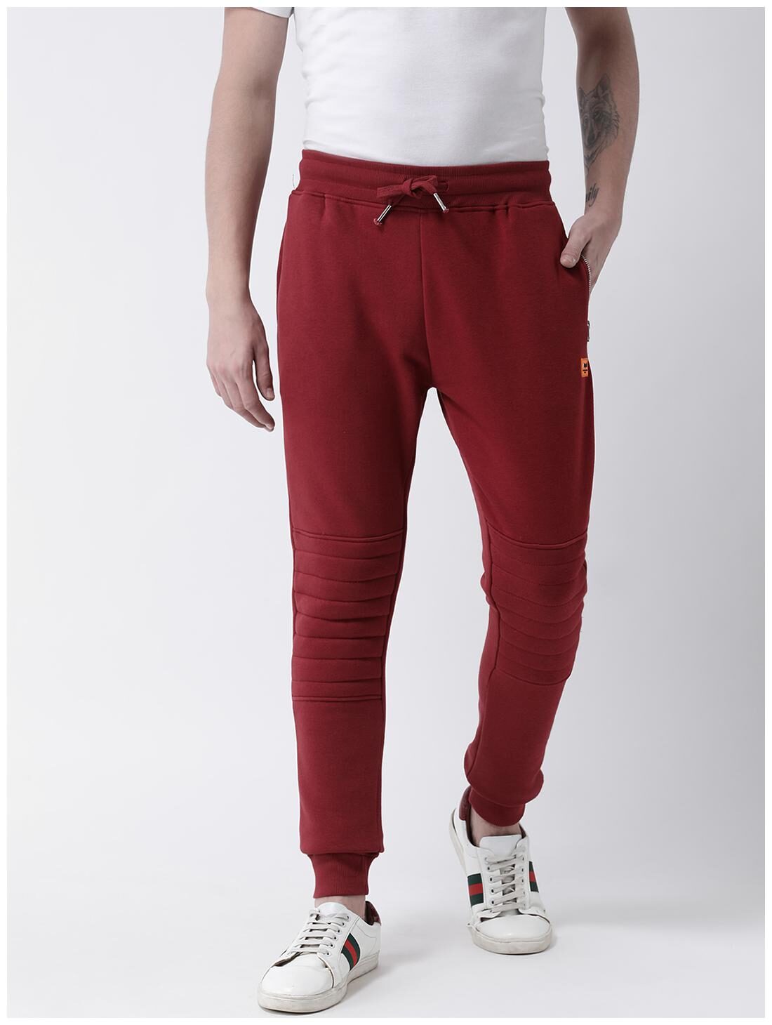 

CLUB YORK Men Maroon Solid Slim fit Joggers