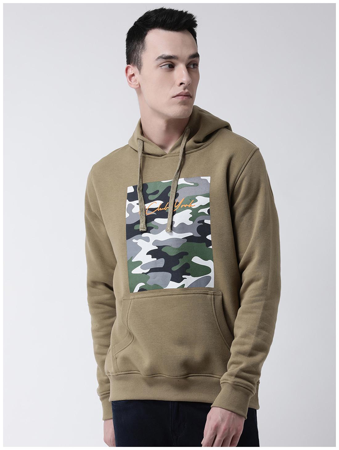 

Club York Men Sweatshirt Hoodies - Green
