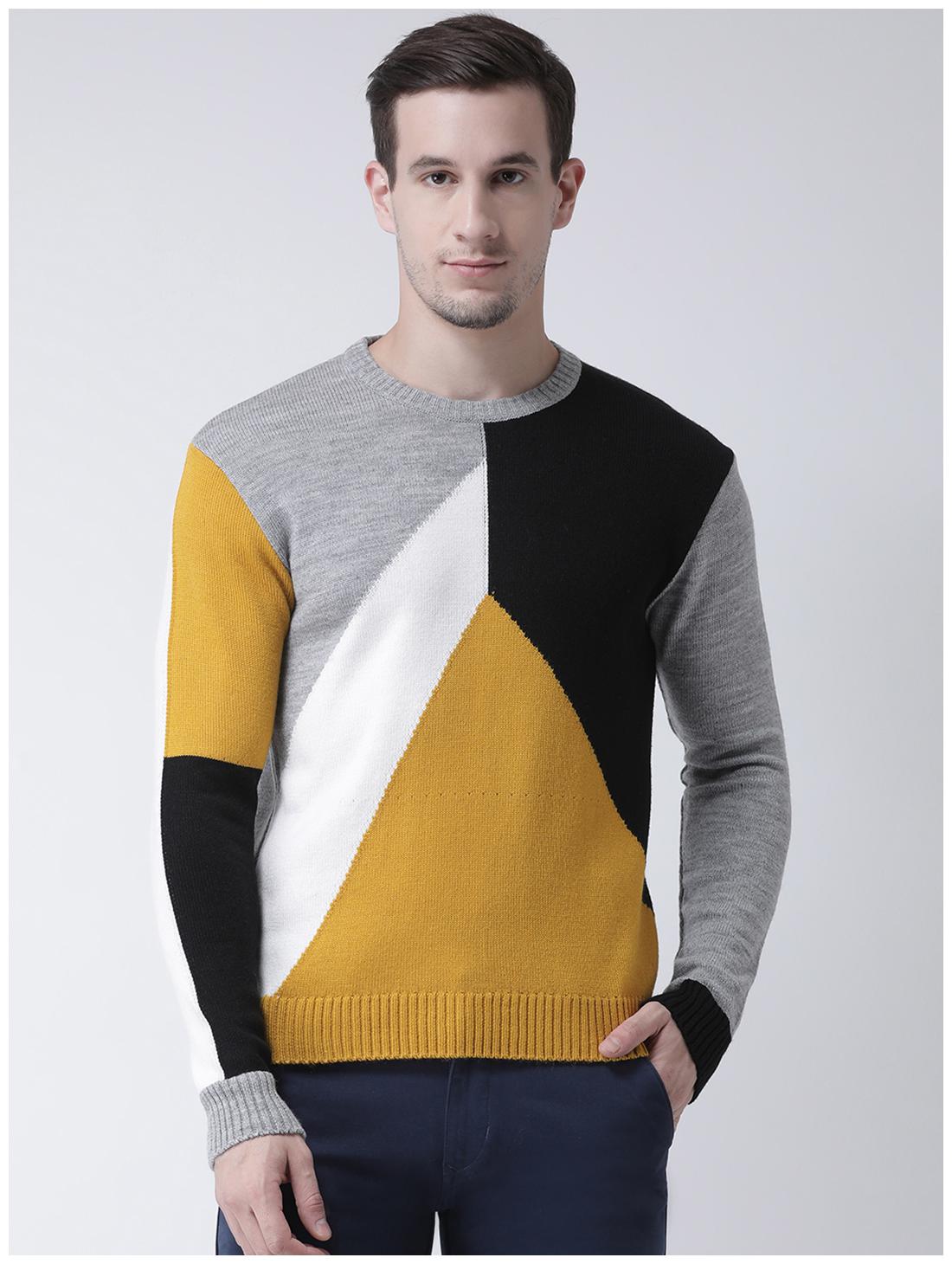 

Club York Men s Casual Sweater Yellow