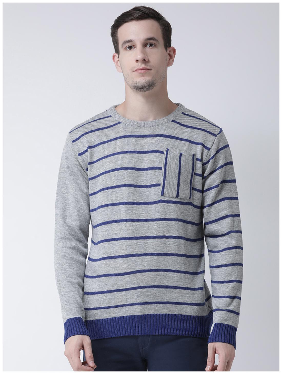 

Club York Men s Casual Sweater Grey