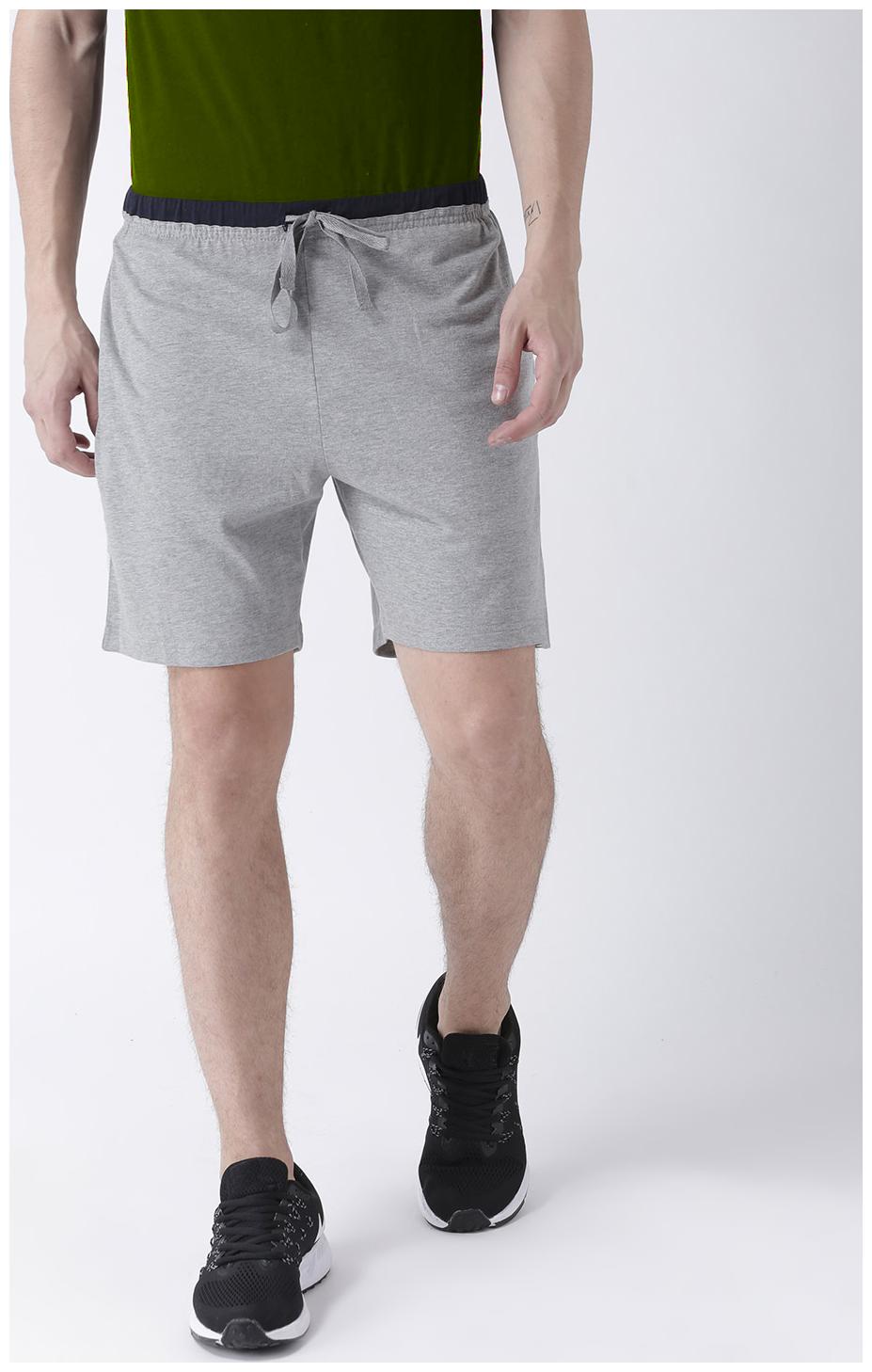 

Club York Men Grey Regular Fit Regular Shorts