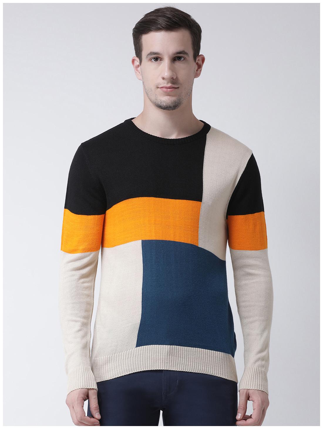 

CLUB YORK Men Multi Round neck Pullover