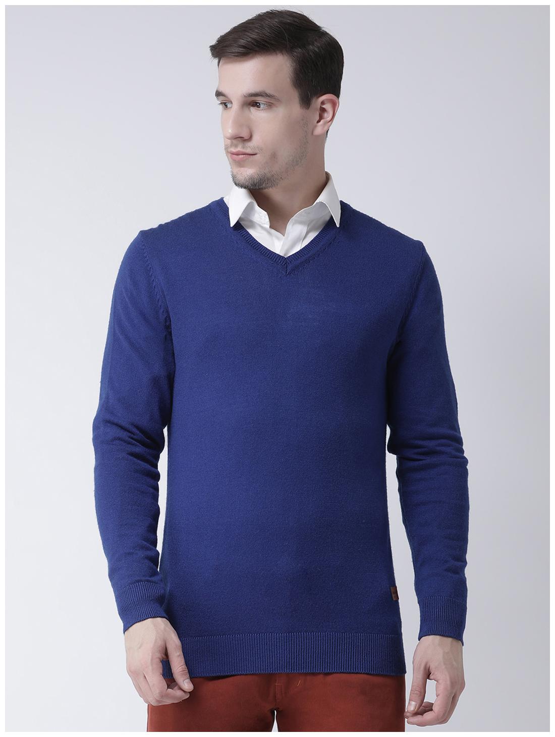 

Club York Men Casual Sweater - Blue