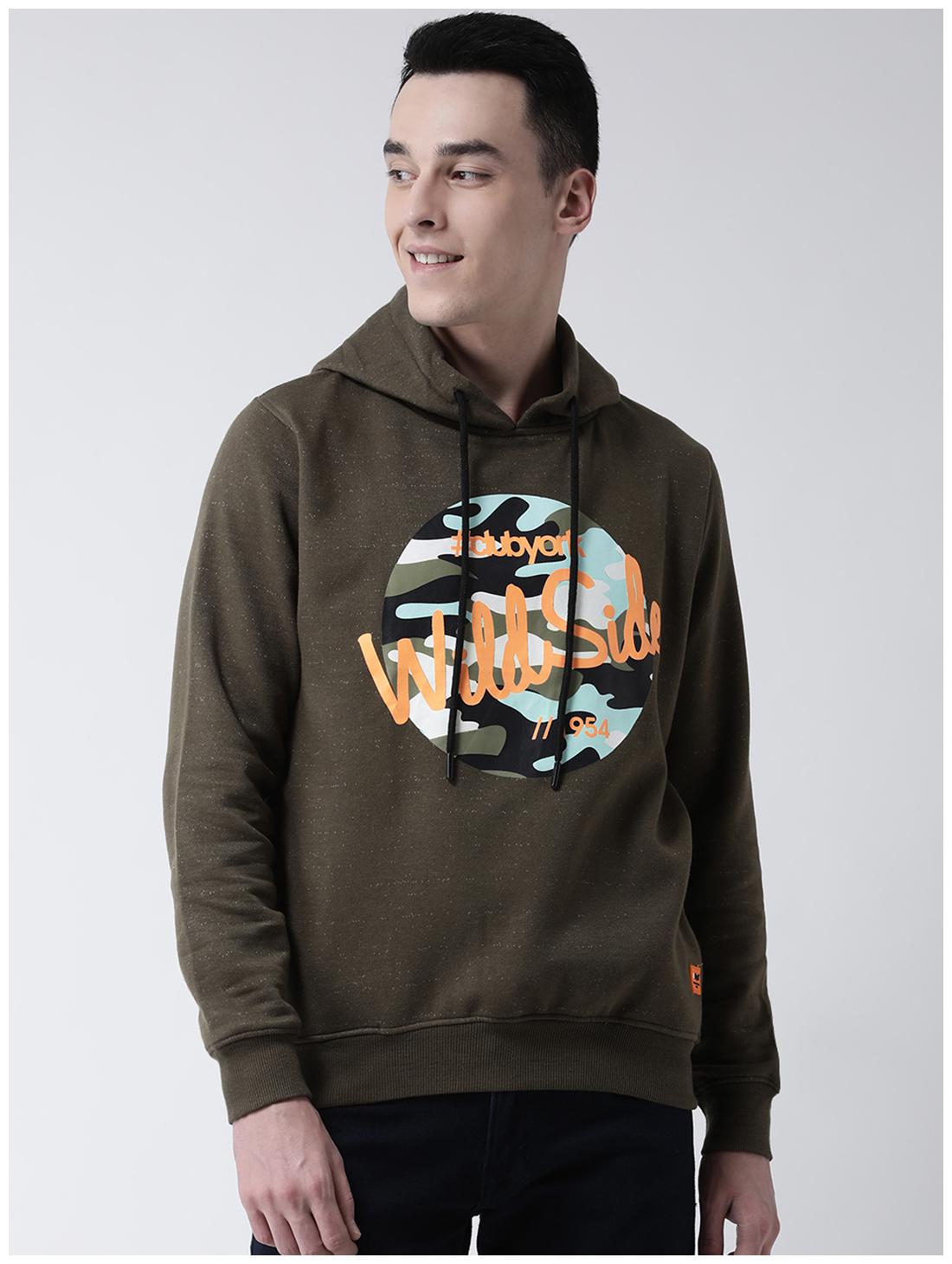 

Club York Men Sweatshirt Hoodies - Green