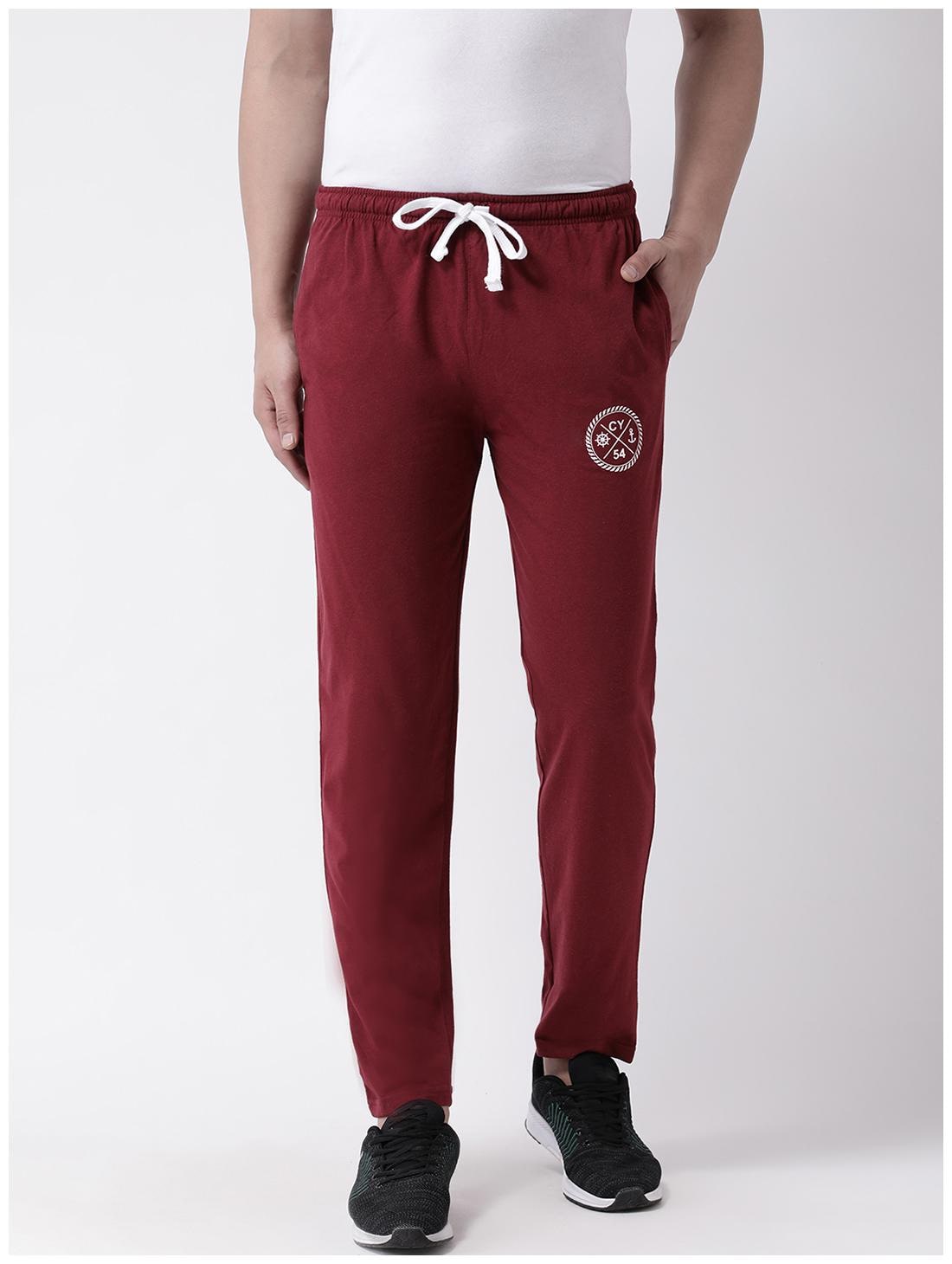 

CLUB YORK Men Maroon Solid Regular fit Joggers