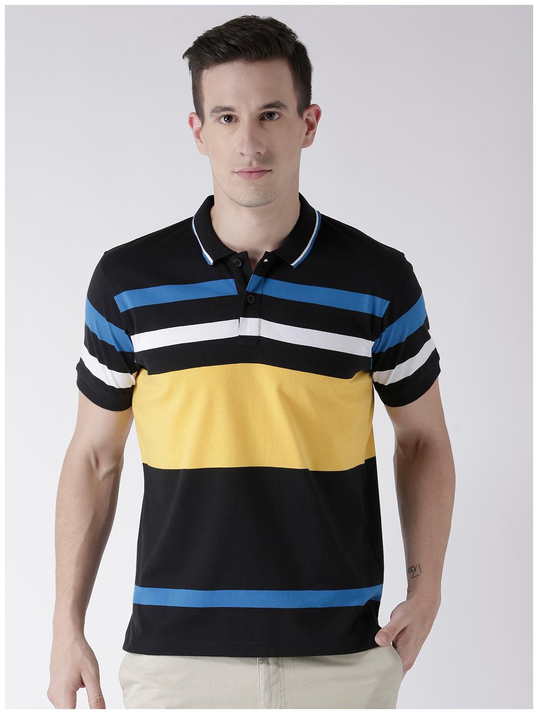 

Club York Men Multi Regular fit Cotton Polo collar T-Shirt - Pack Of 1