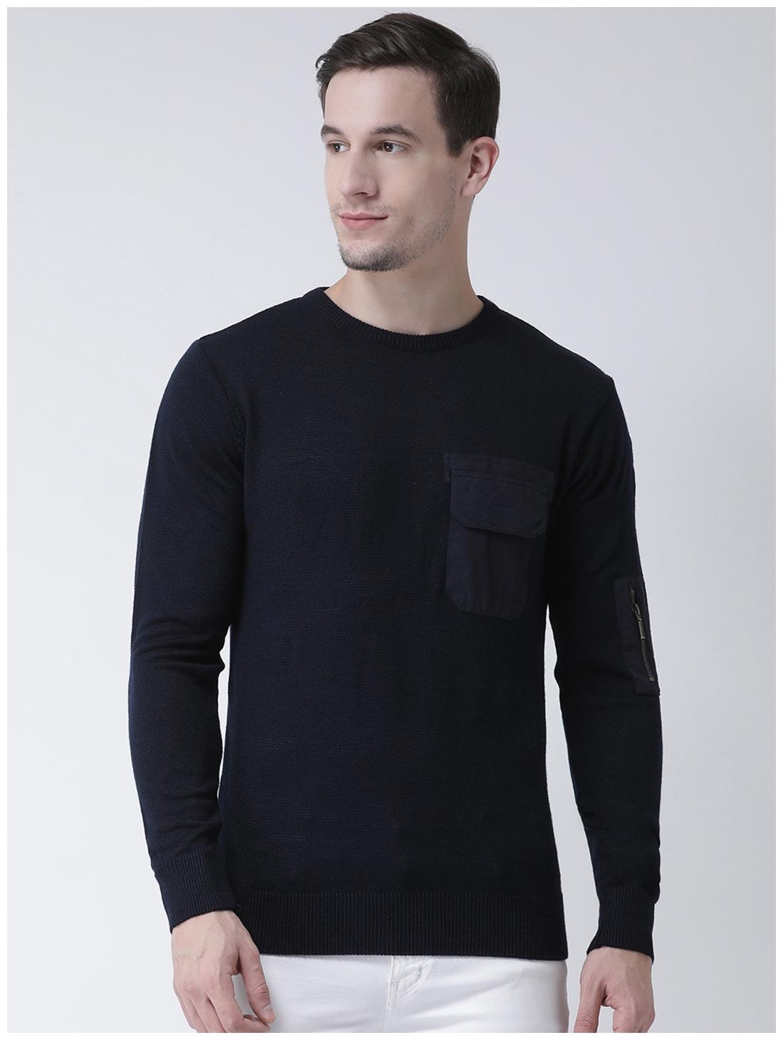 

Club York Men Casual Sweater - Black
