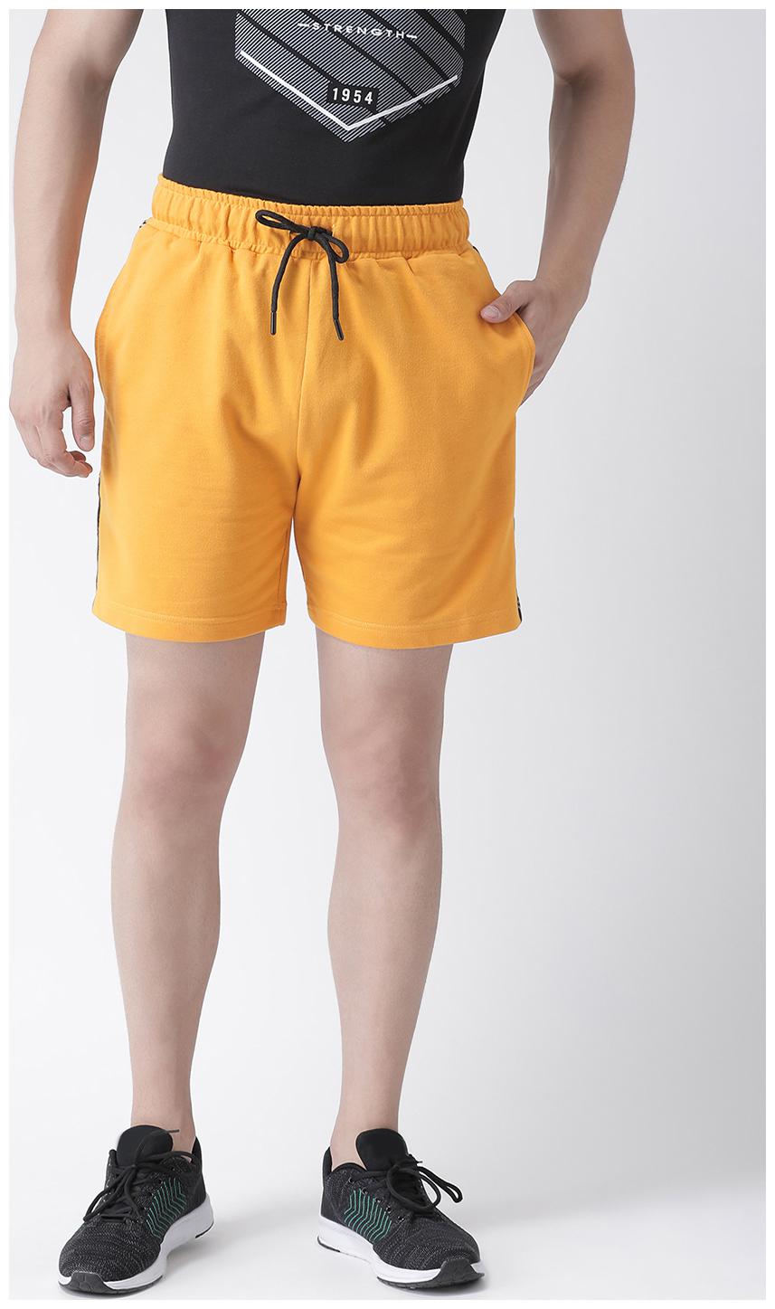 

CLUB YORK Men Yellow Slim Fit Regular Shorts