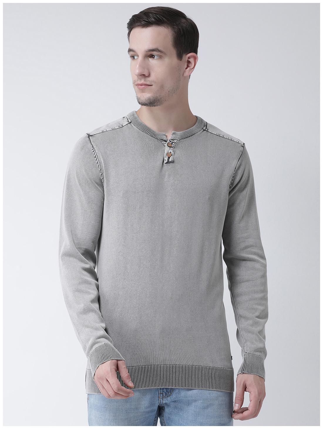 

Club York Men s Casual Sweater Grey