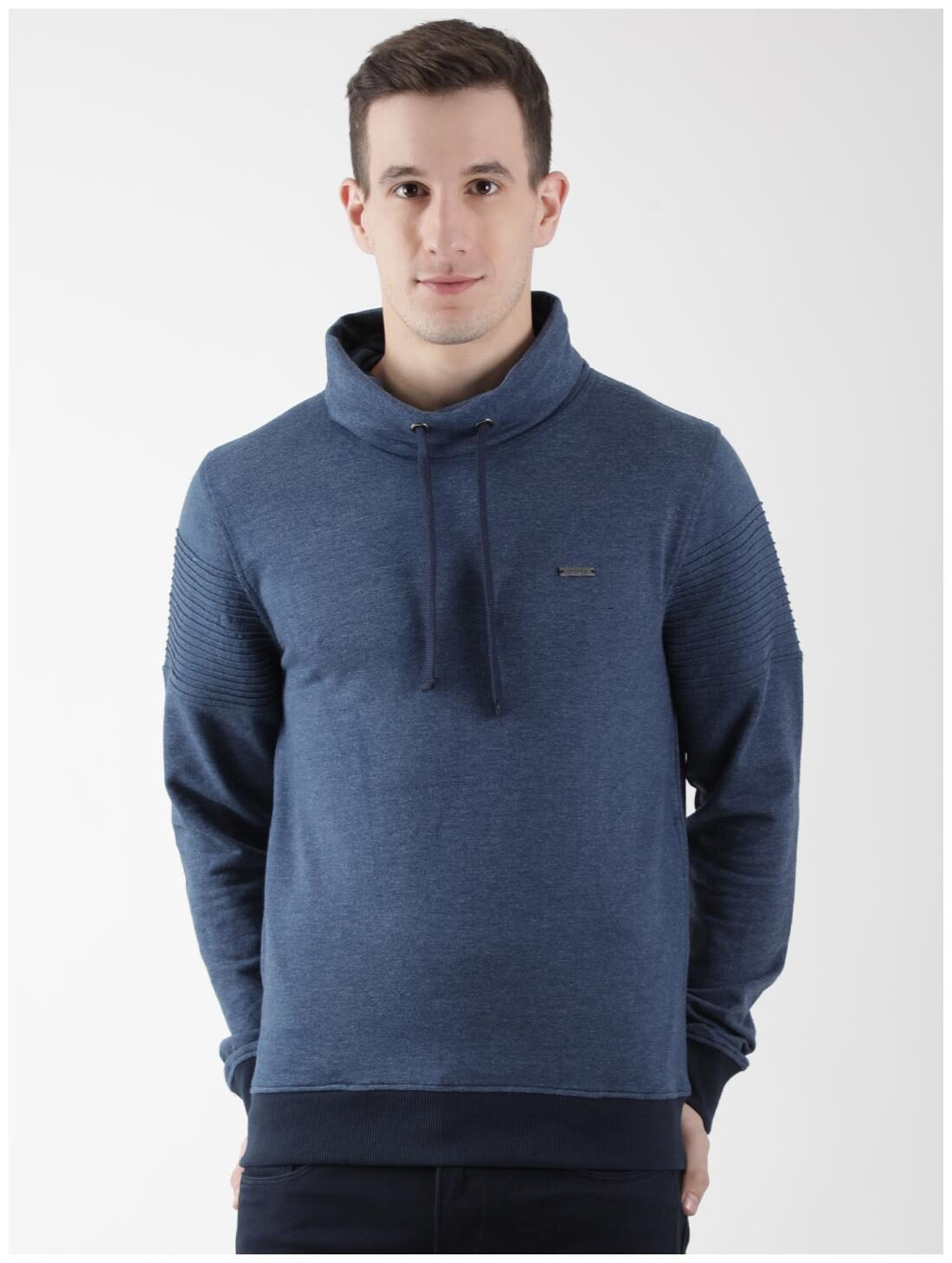

CLUB YORK Men Blended Sweatshirt - Blue