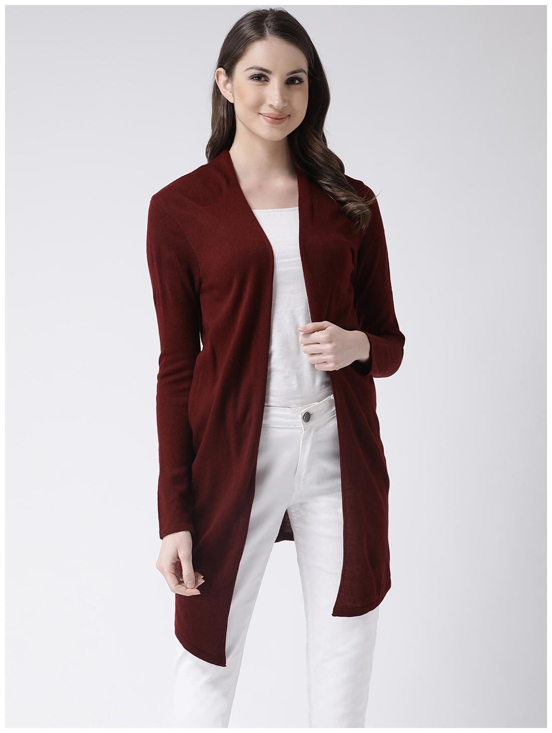 

CLUB YORK Women Shrug - Maroon