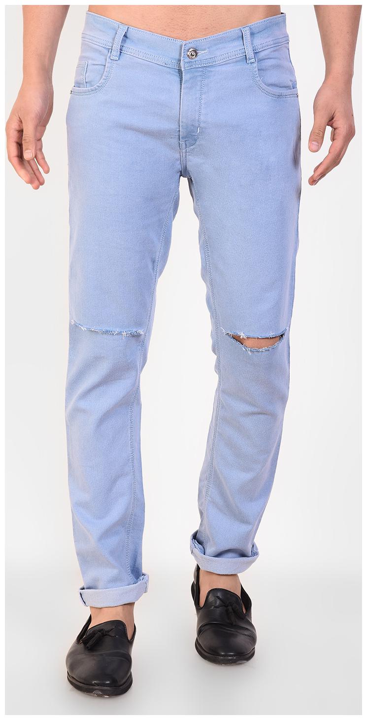 

Chrome Coral Men Blue Regular Fit Jeans