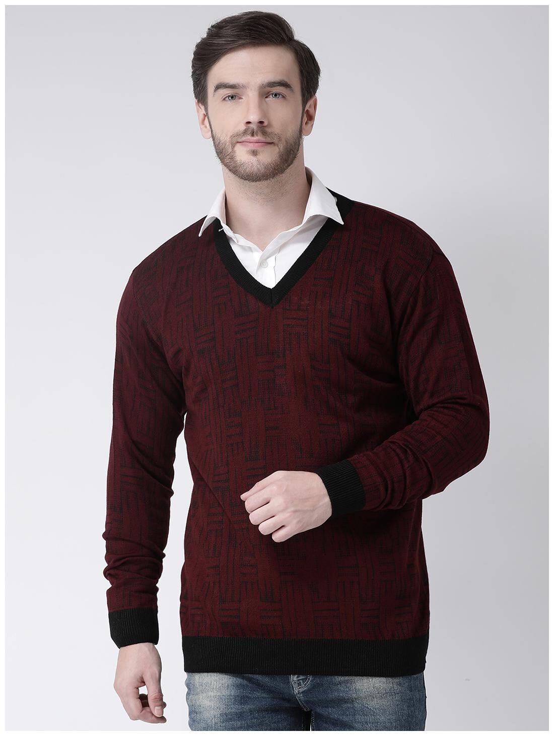 

COBB Men Acrylic Pullover Maroon