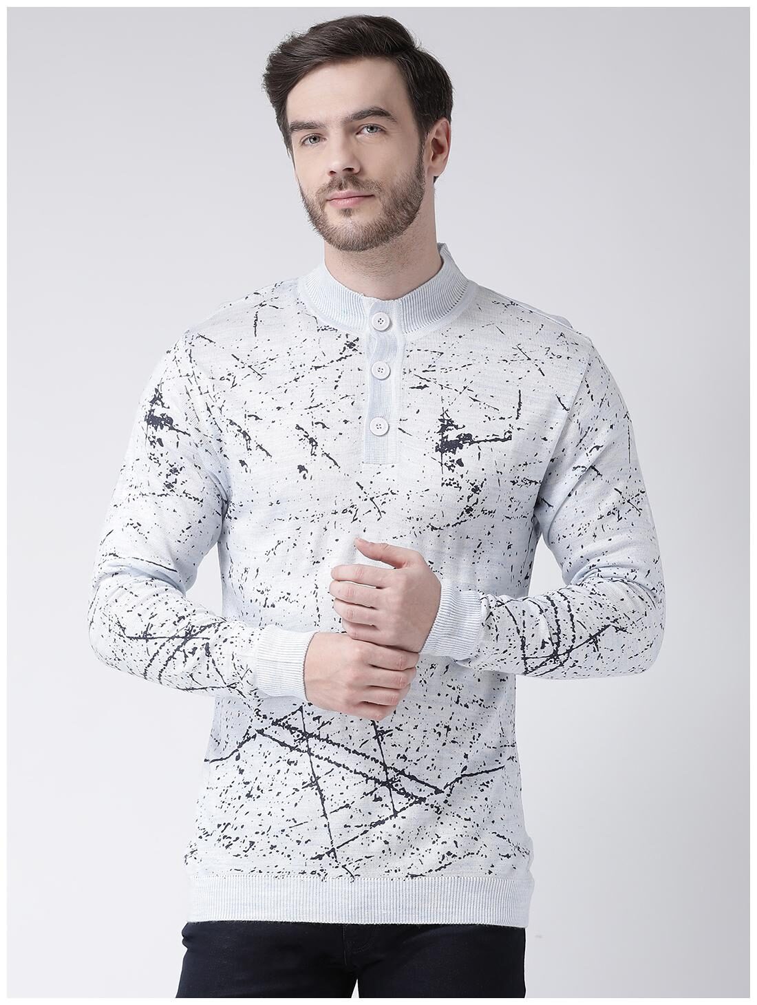 

COBB Men Acrylic Pullover Grey