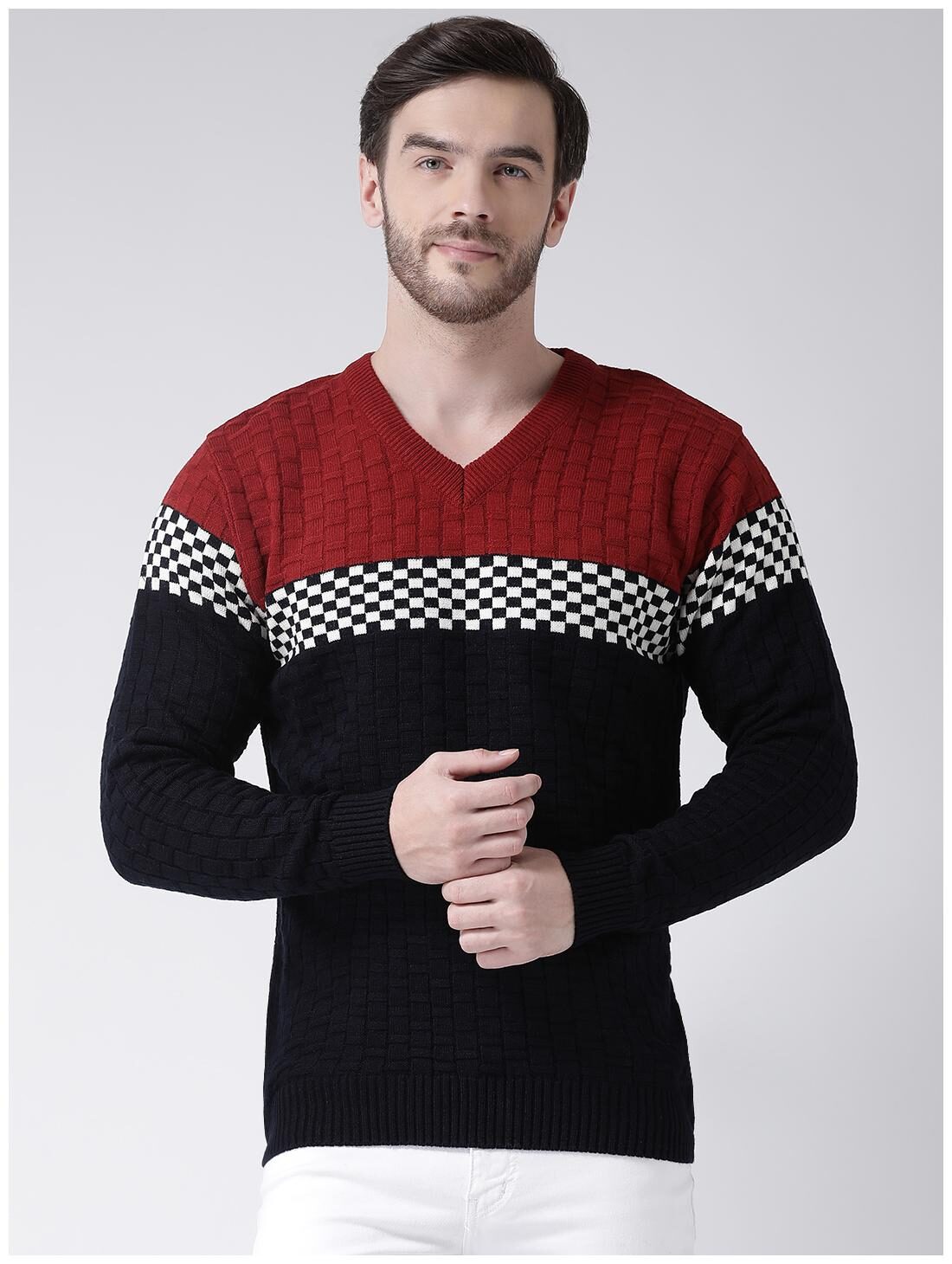 

COBB Men Acrylic Pullover Red