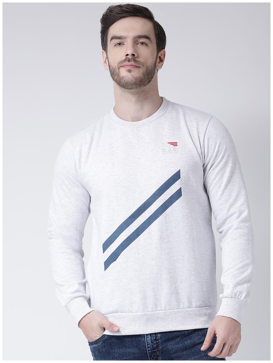 

COBB Men Grey Round neck Sweatshirt