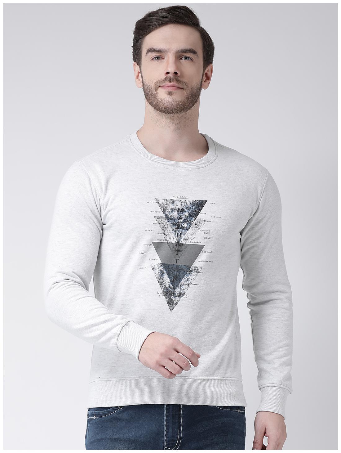 

COBB Men Grey Round neck Sweatshirt