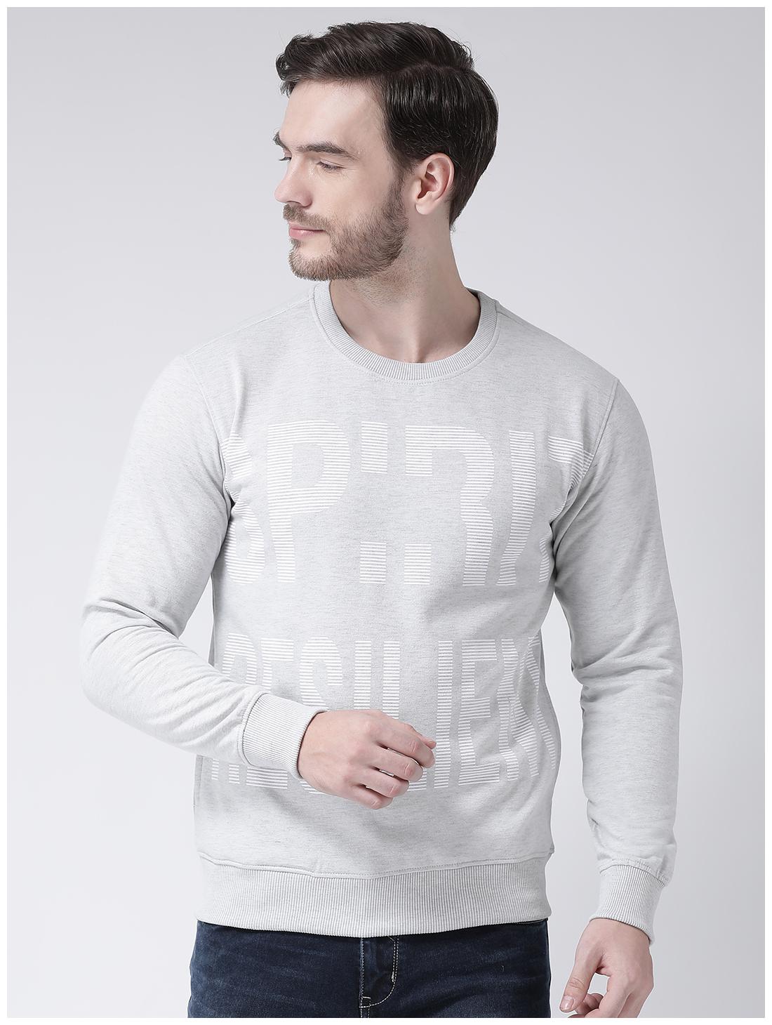 

COBB Men Grey Round neck Sweatshirt
