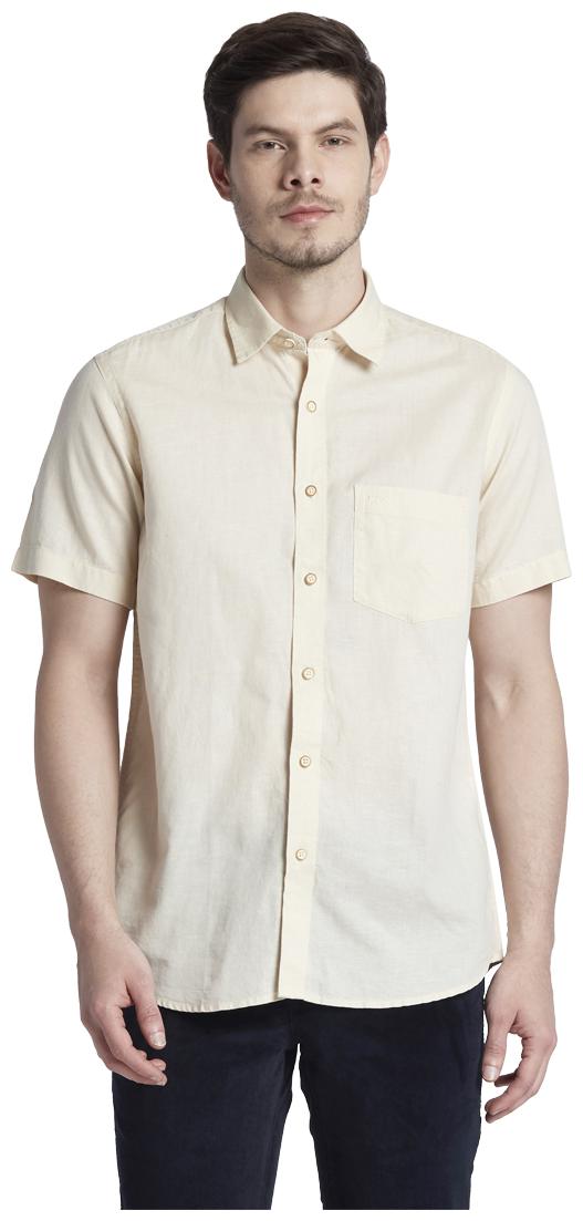 

ColorPlus Men Beige Solid Regular Fit Casual Shirt