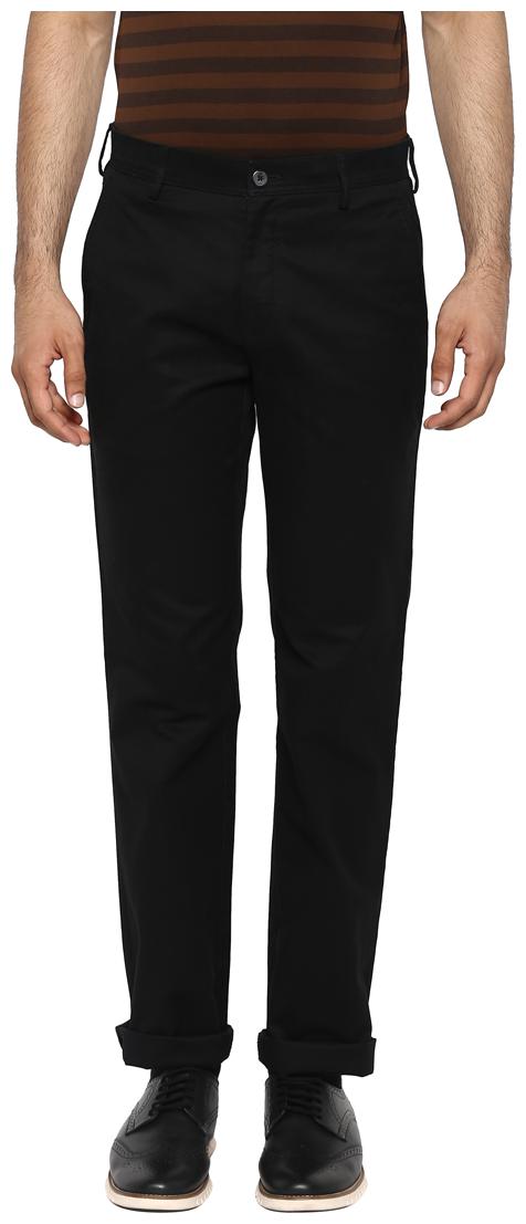 

ColorPlus Men Black Solid Slim fit Regular trousers