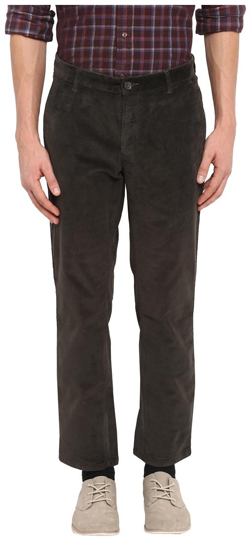 

ColorPlus Brown Regular Fit Cotton Blend Casual Trouser