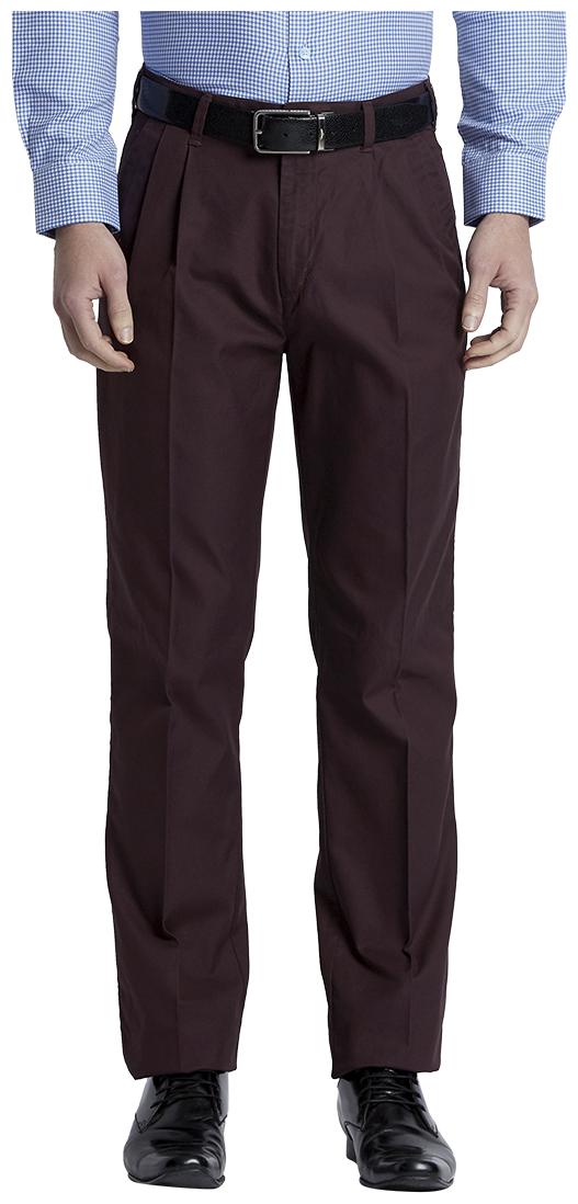 

ColorPlus Men Black Solid Regular fit Regular trousers