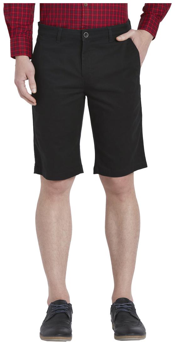

ColorPlus Men Black Regular Fit Regular Shorts