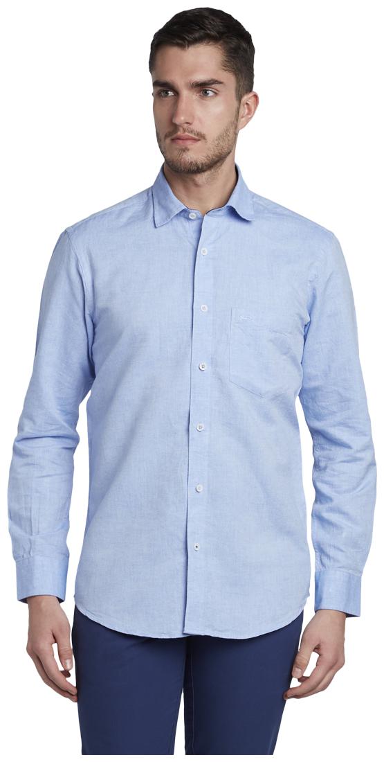 

ColorPlus Men Blue Solid Regular Fit Casual Shirt