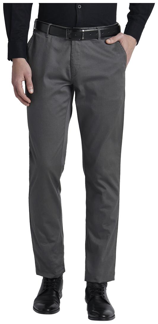

ColorPlus Men Grey Solid Regular fit Regular trousers