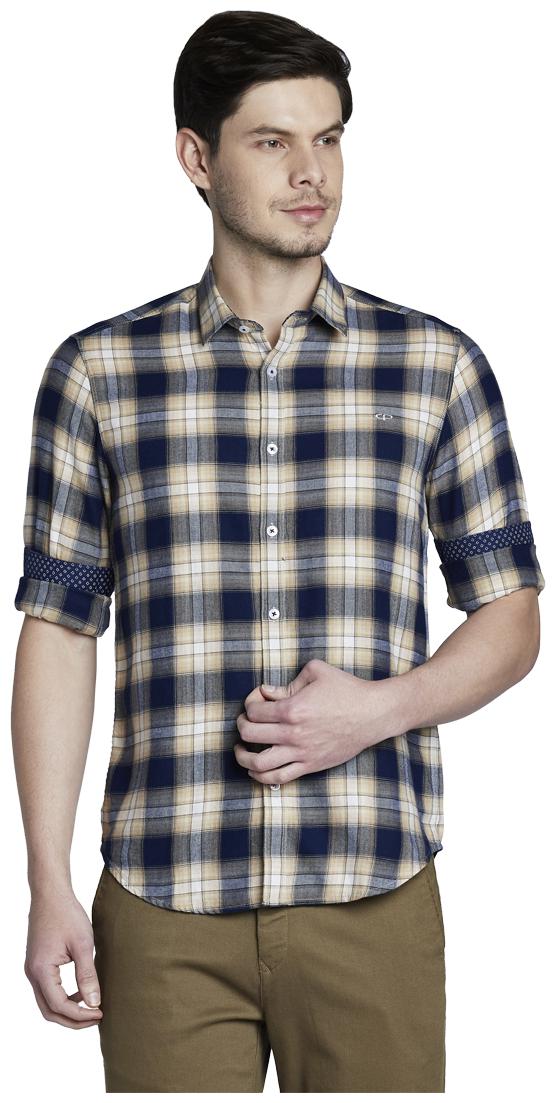 

ColorPlus Men Multi Checked Slim Fit Casual Shirt