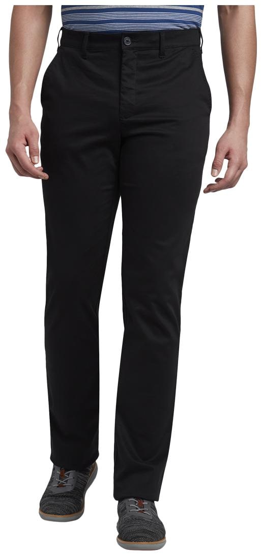 

ColorPlus Men Black Checked Tapered fit Regular trousers
