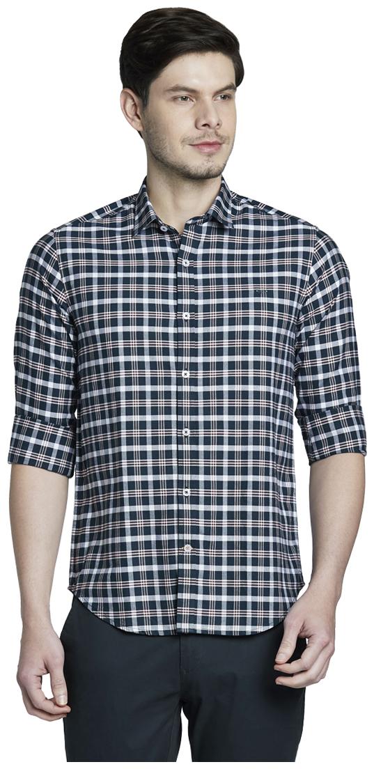 

ColorPlus Men Multi Checked Slim Fit Casual Shirt