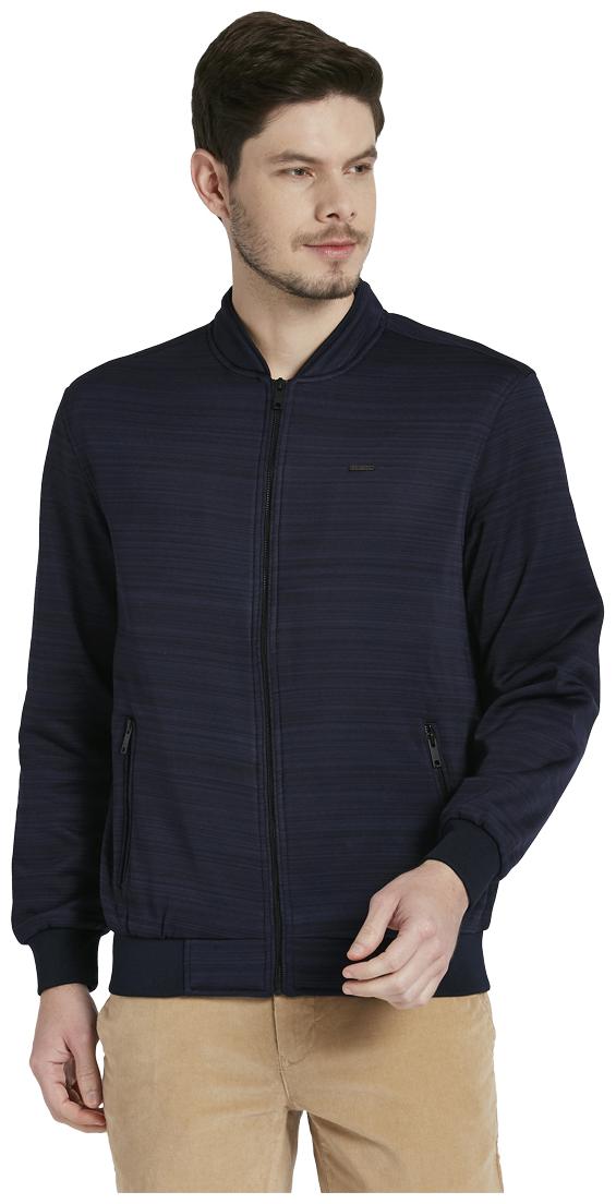

ColorPlus Cotton Men Bomber Jacket Blue