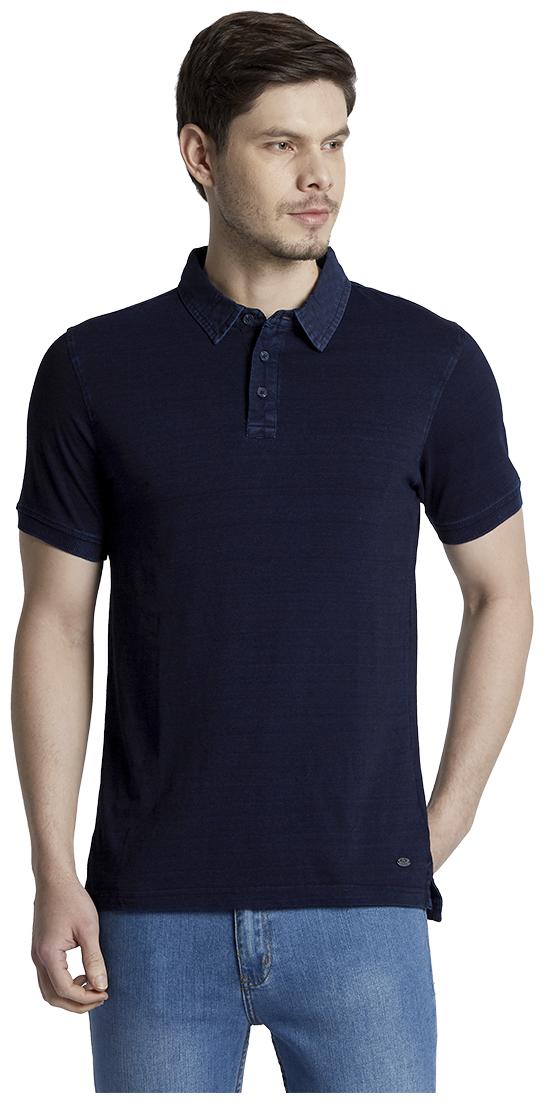 

ColorPlus Men Blue Regular fit Cotton Polo collar T-Shirt - Pack Of 1