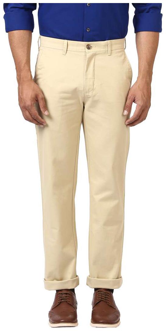 

ColorPlus Men Beige Solid Regular fit Chinos