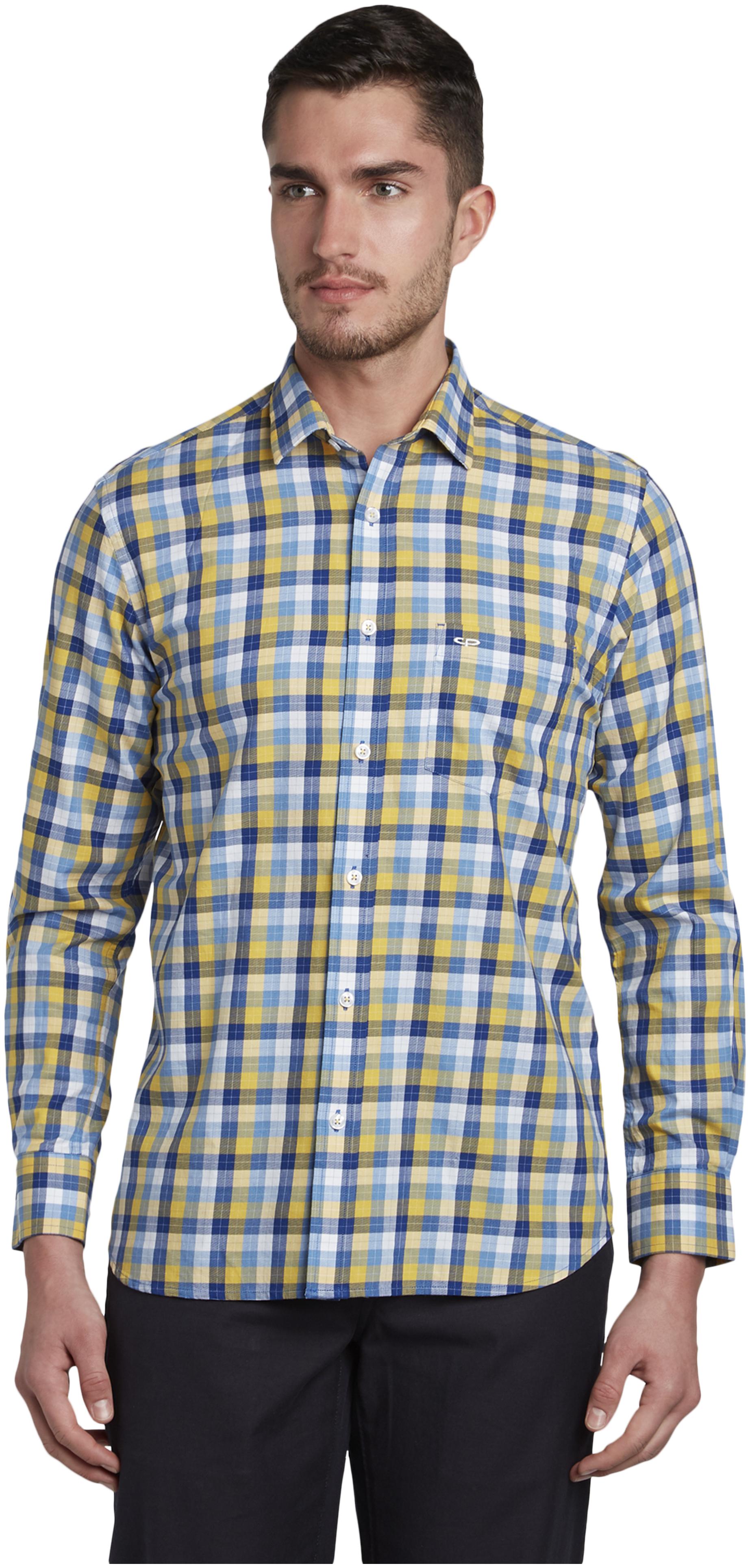 

ColorPlus Men Multi Checked Regular Fit Casual Shirt