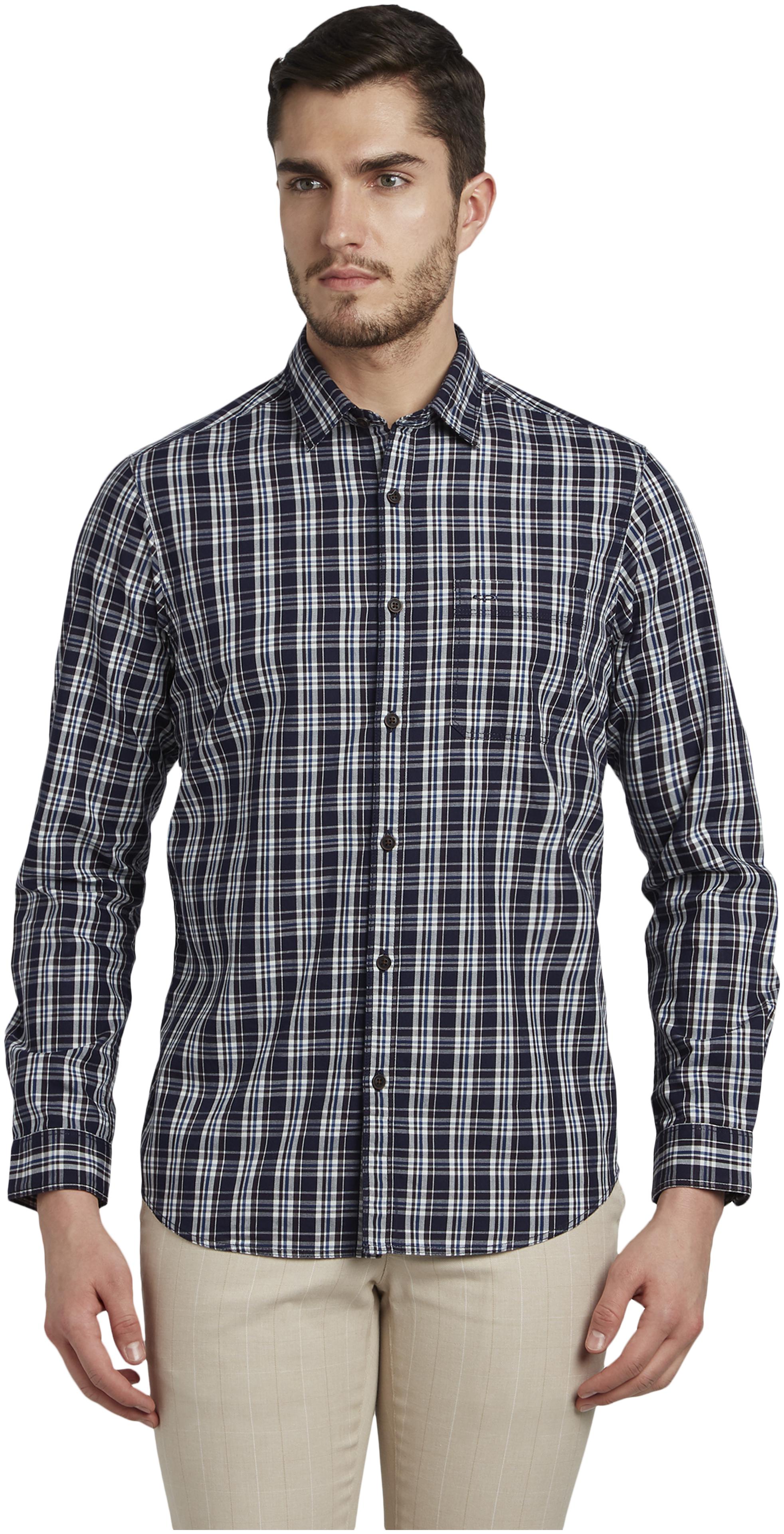 

ColorPlus Men Multi Checked Regular Fit Casual Shirt