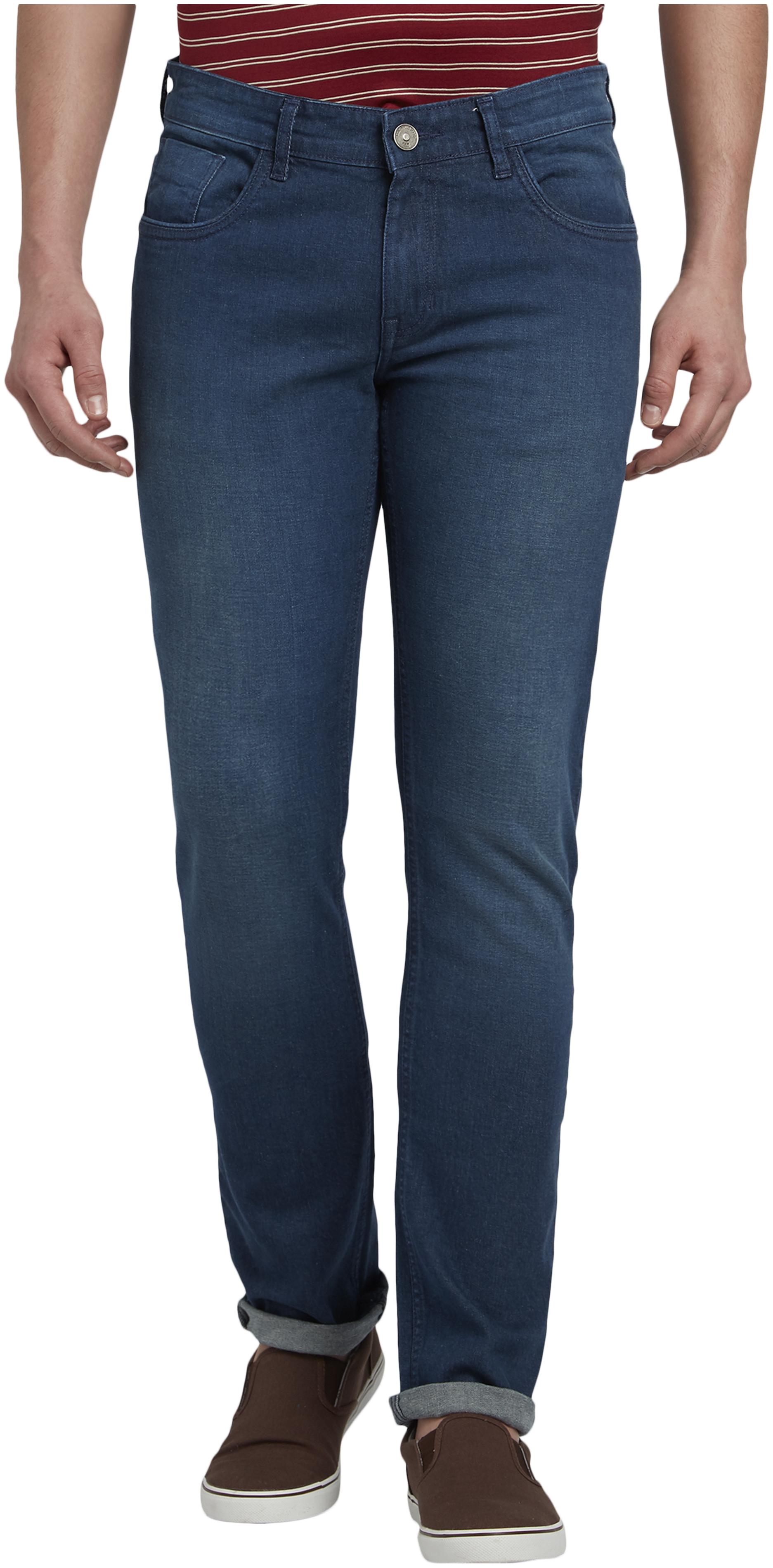 

ColorPlus Men Blue Tapered Fit Jeans