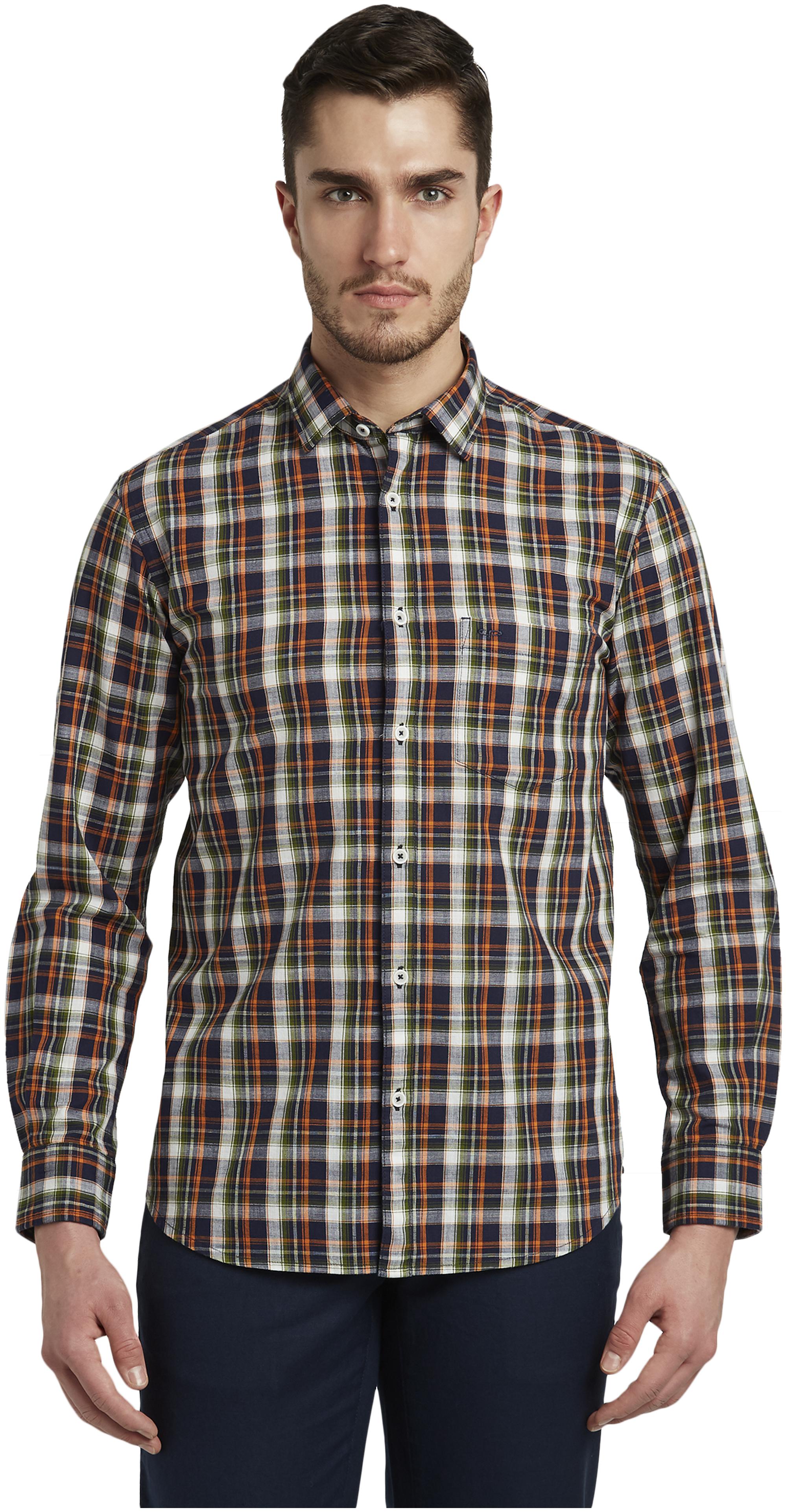 

ColorPlus Men Multi Checked Regular Fit Casual Shirt