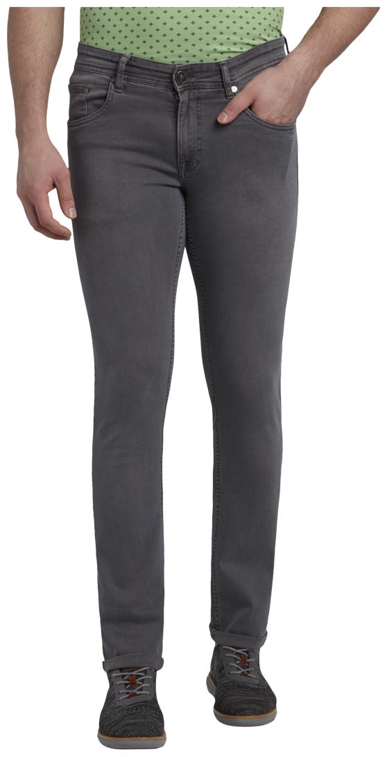 

ColorPlus Men Grey Tapered Fit Jeans