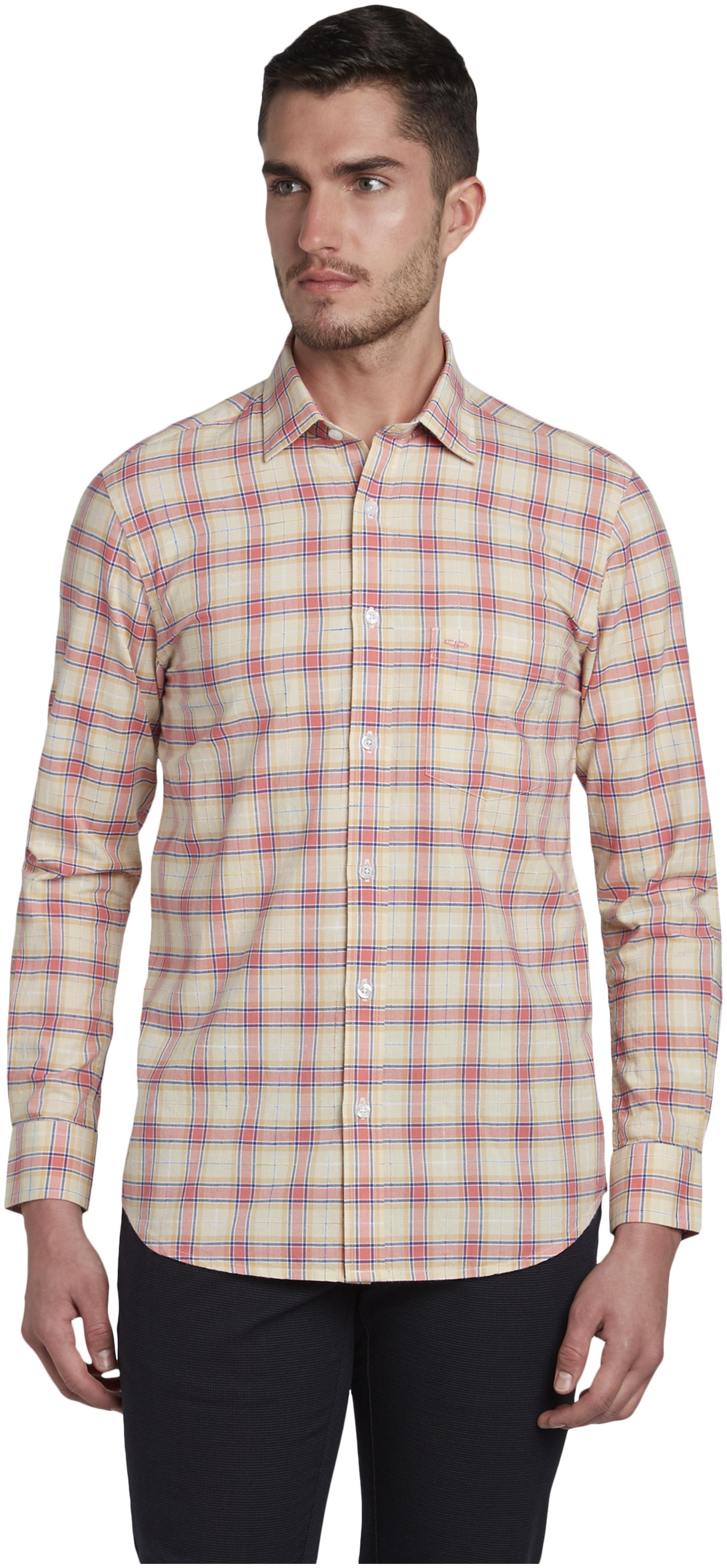 

ColorPlus Men Multi Checked Regular Fit Casual Shirt