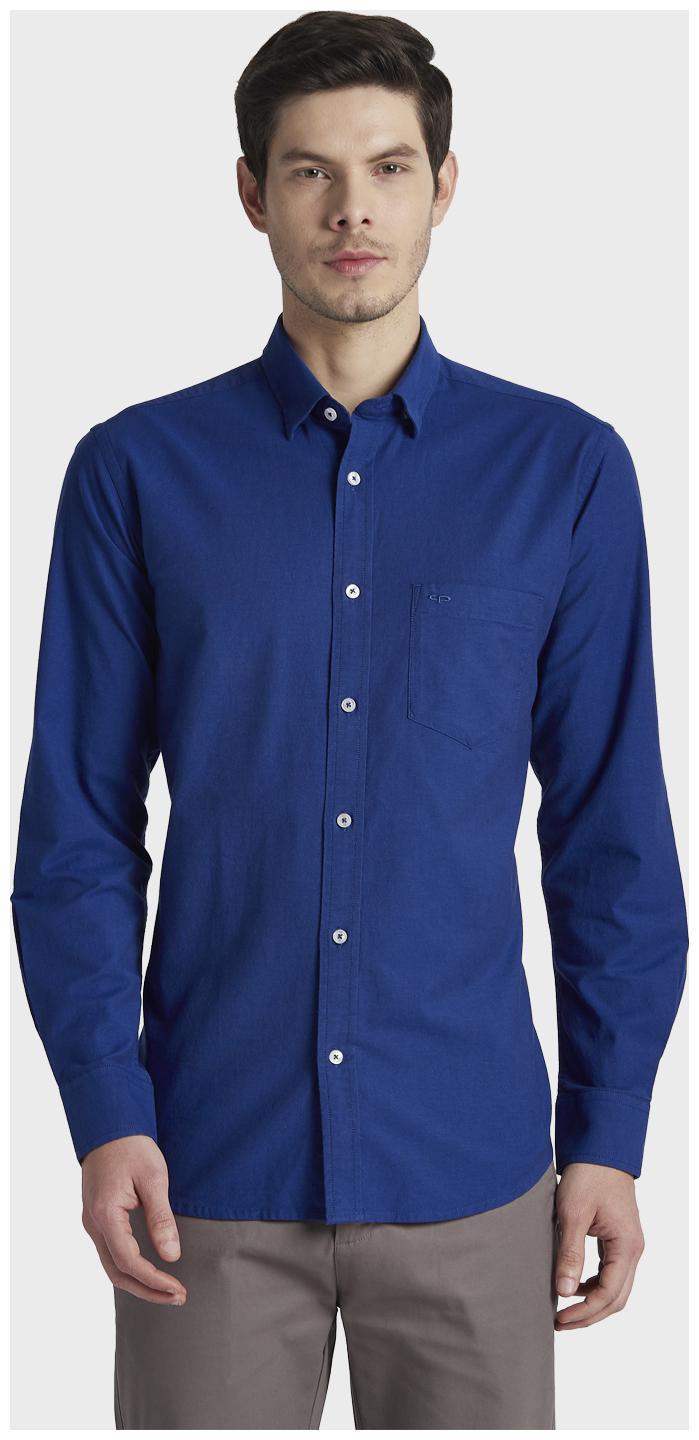 

ColorPlus Men Blue Solid Regular Fit Casual Shirt