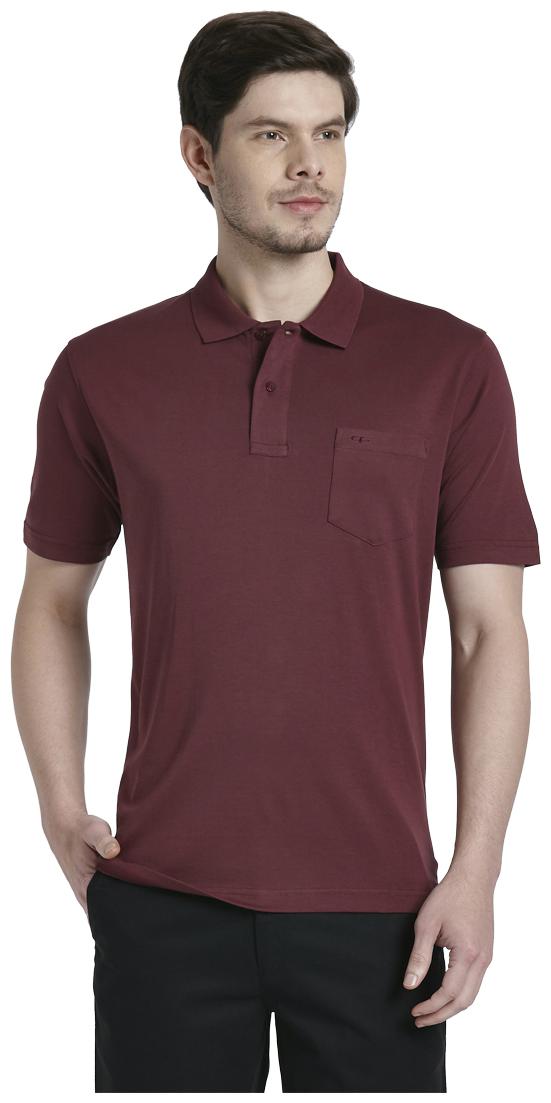 

ColorPlus Men Maroon Regular fit Cotton Polo collar T-Shirt - Pack Of 1