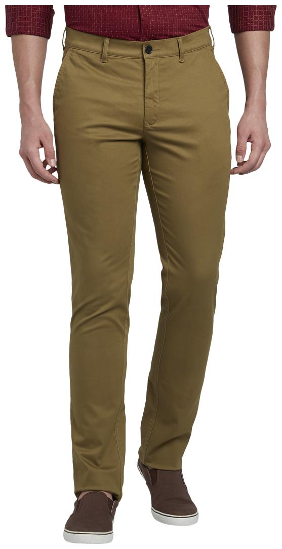 

ColorPlus Men Brown Checked Regular fit Regular trousers