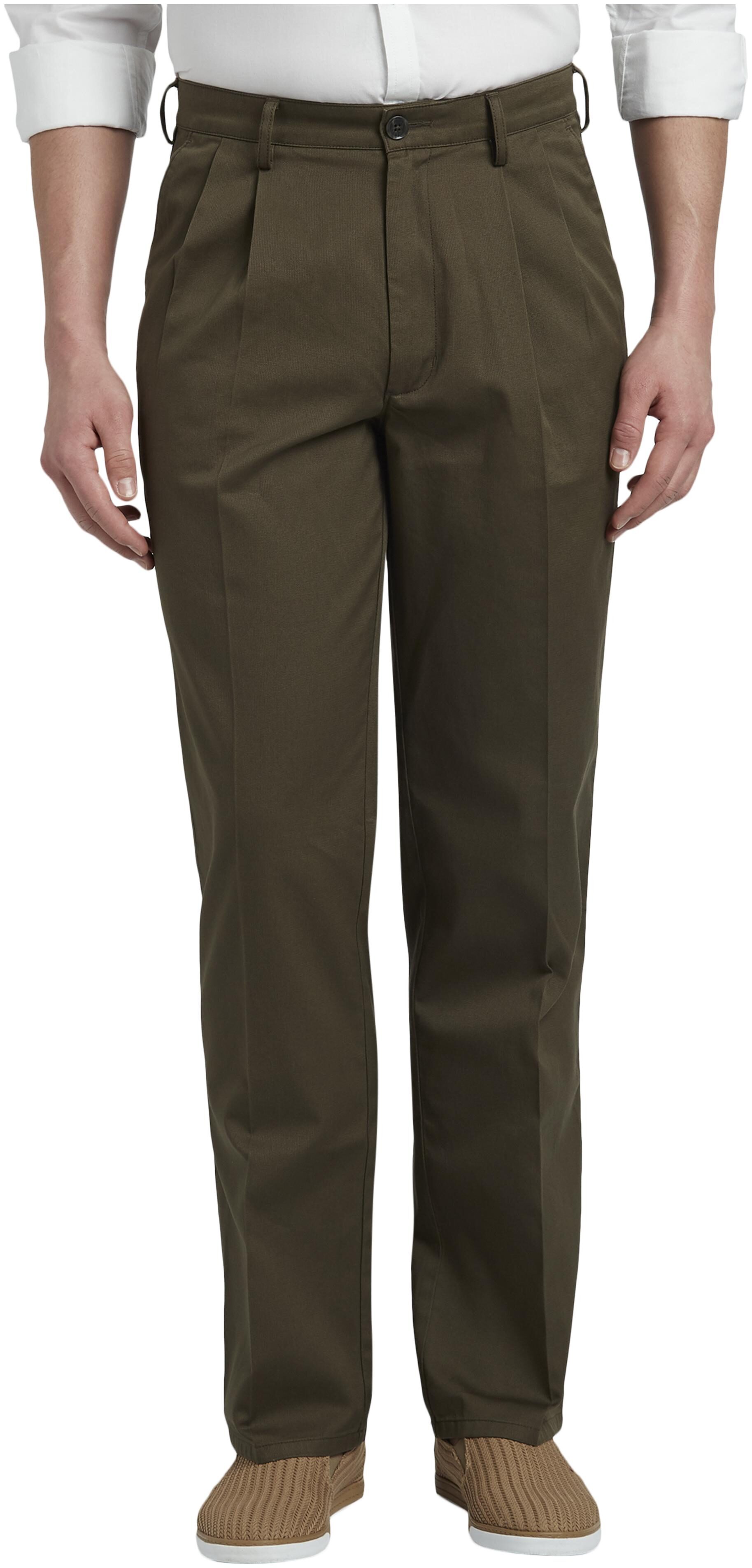 

ColorPlus Men Green Solid Regular fit Regular trousers