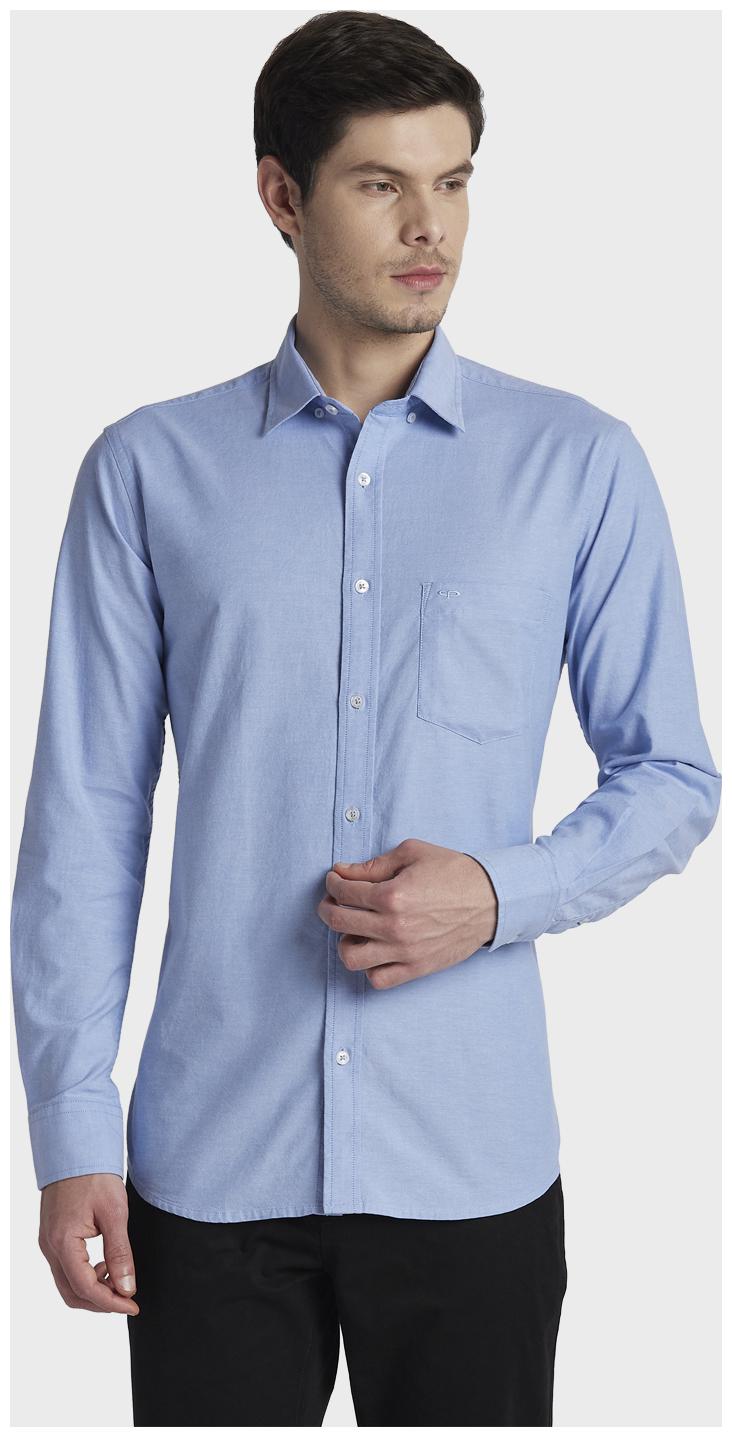 

ColorPlus Men Blue Solid Regular Fit Casual Shirt