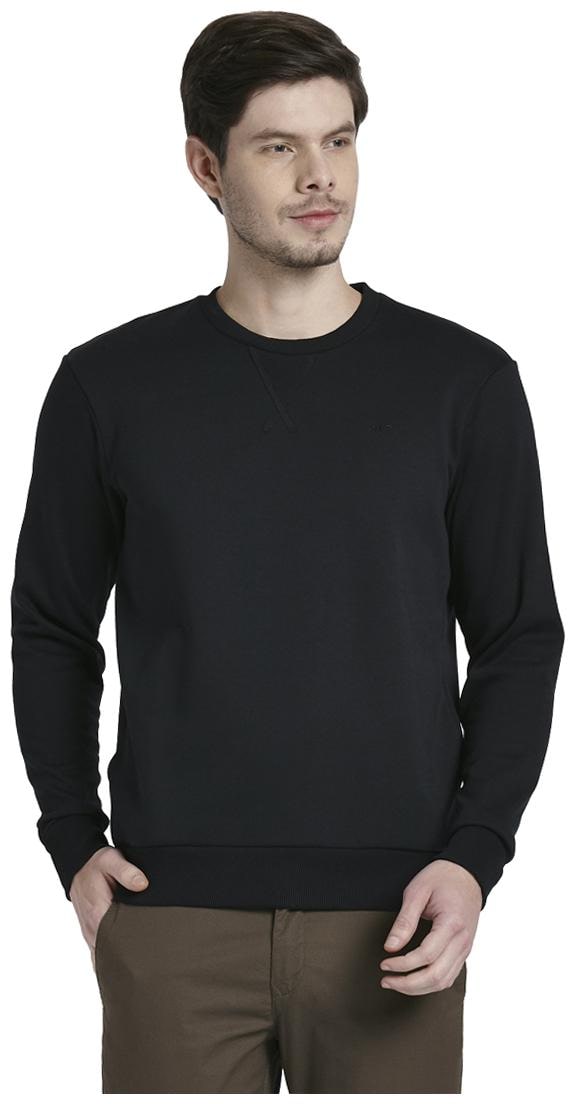 

ColorPlus Men Black Round neck Sweatshirt