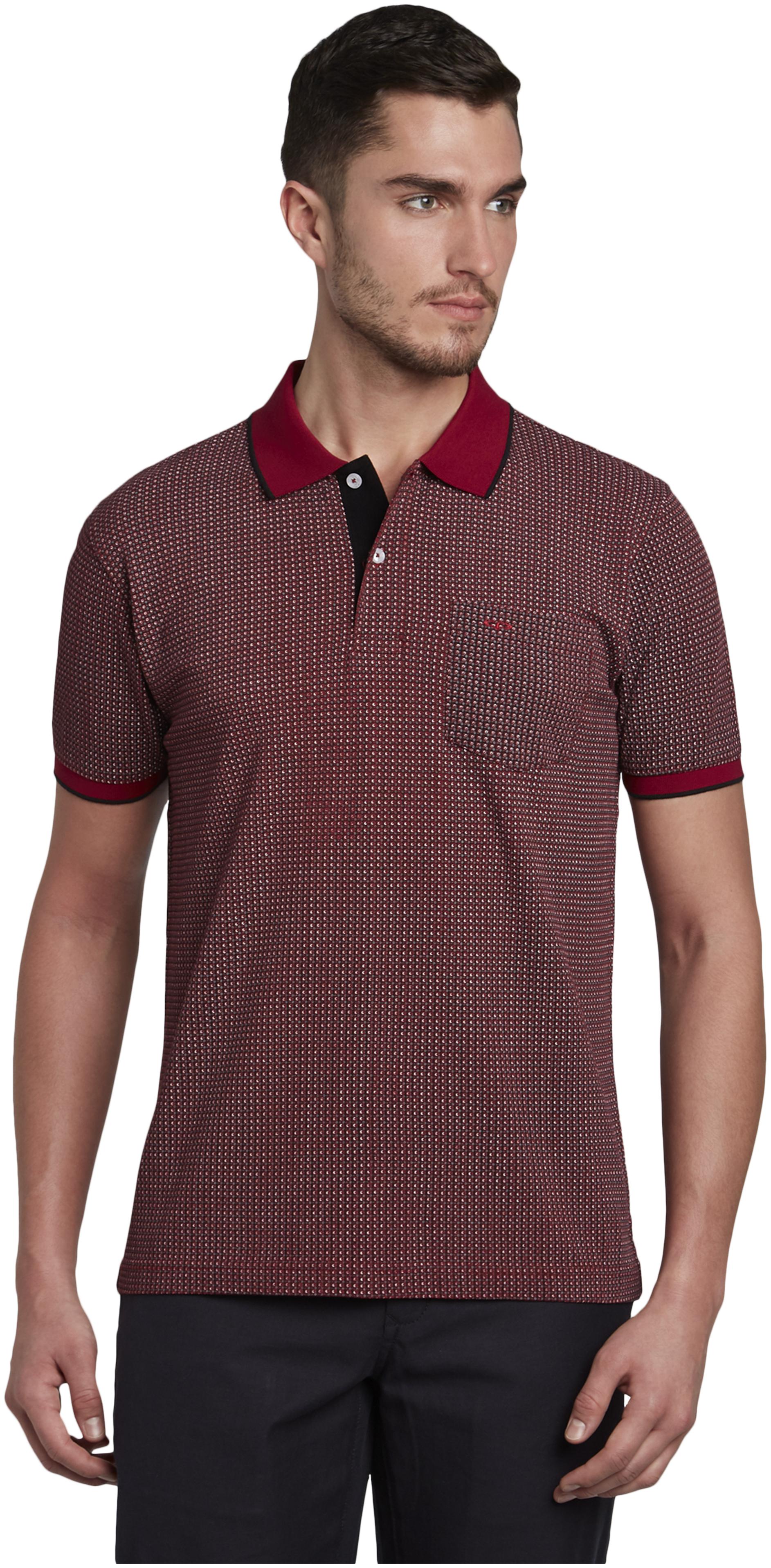 

ColorPlus Men Maroon Regular fit Cotton Polo collar T-Shirt - Pack Of 1