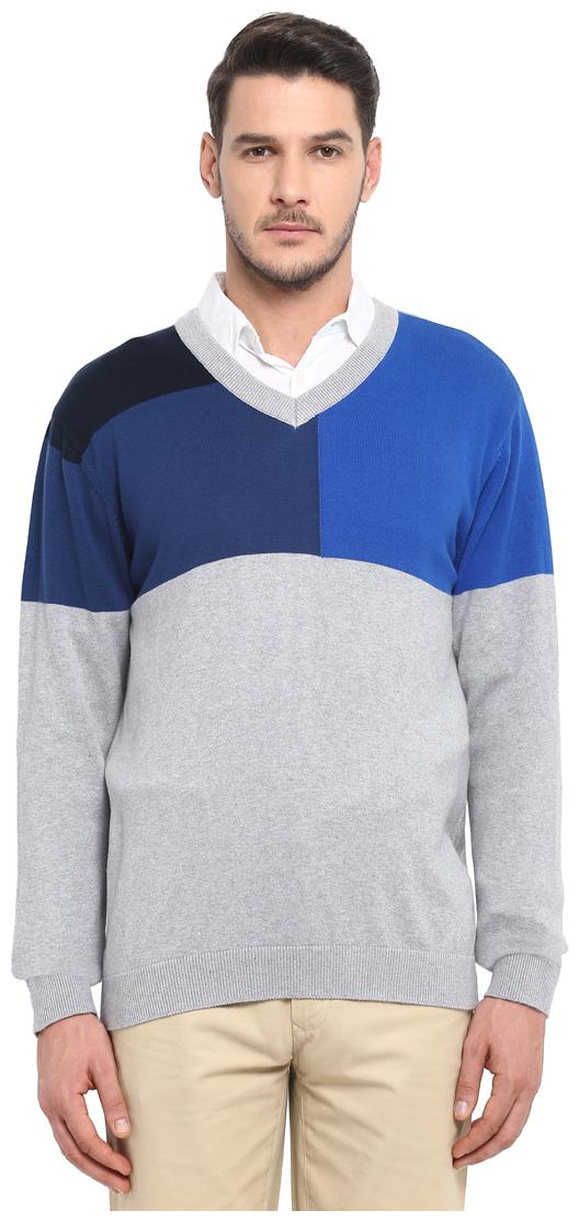 

ColorPlus Multicoloured Tailored Fit Sweater